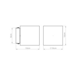 Luminosa Lighting Luminosa Orbis Up & Down Wall Lamp Beige 1X G9 - thumbnail 8