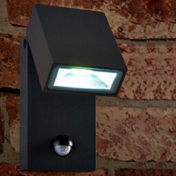 Ip44 Outdoor Anthracite Spotlight Pir Motion Sensor & Photocell 10W Cool White - thumbnail 3