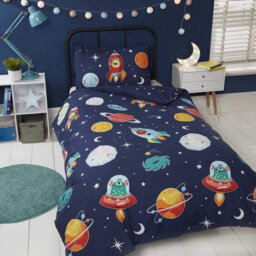 Rapport Space And Aliens Glow In The Dark Duvet Cover Set - thumbnail 1