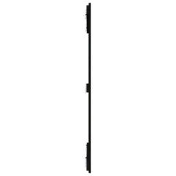 Berkfield Wall Headboard Black 95.5X3X110 Cm Solid Wood Pine - thumbnail 5