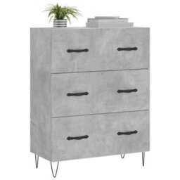 Berkfield Classic Sideboard Concrete Grey 69.5X34X90 Cm Engineered Wood - thumbnail 3