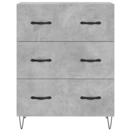Berkfield Classic Sideboard Concrete Grey 69.5X34X90 Cm Engineered Wood - thumbnail 5