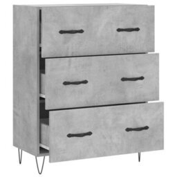 Berkfield Classic Sideboard Concrete Grey 69.5X34X90 Cm Engineered Wood - thumbnail 6