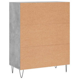 Berkfield Classic Sideboard Concrete Grey 69.5X34X90 Cm Engineered Wood - thumbnail 8