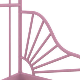 Berkfield Extendable Bed Frame Pink Metal 80X130/200 Cm - thumbnail 5
