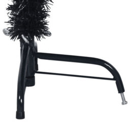 Vidaxl Artificial Half Christmas Tree With Stand Black 150 Cm Pvc - thumbnail 7