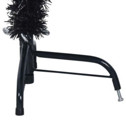 Vidaxl Artificial Half Christmas Tree With Stand Black 150 Cm Pvc - thumbnail 8