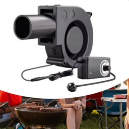 12V Bbq Blower Fan Electric Outdoor Camping Barbecue Fire - thumbnail 5