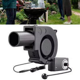 12V Bbq Blower Fan Electric Outdoor Camping Barbecue Fire - thumbnail 4
