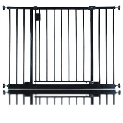 Safetots Extra Wide Hallway Gate, 97Cm - 103Cm, Black, Pressure Fit Baby Gate For Hallways And Wide Spaces - image 1