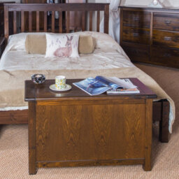Core Products Storage Trunk Ottoman, Rich Dark Brown Lacquer Finish, Boston Range H55.0Cm X W90.0Cm X D40.0Cm - thumbnail 7