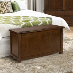 Core Products Storage Trunk Ottoman, Rich Dark Brown Lacquer Finish, Boston Range H55.0Cm X W90.0Cm X D40.0Cm - thumbnail 5