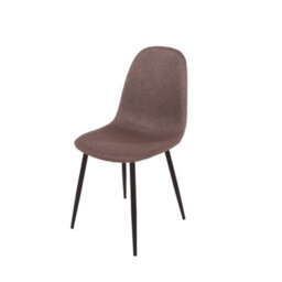 Core Products Aspen Dining Set - Rectangular Table And Four Brown Fabric Upholstered Chairs, H75.0Cm X W80.0Cm X L120.0Cm - thumbnail 9