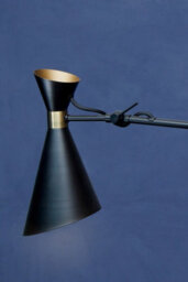 Orsina 3 Shade Black & Gold Pendant Light With Bent Arms, Ceiling Lamp With Adjustable Rods, Two-Tone Metal Pendant - thumbnail 7