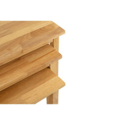 Oakham Inverlochy Nest Of Tables In Light Oak - thumbnail 5