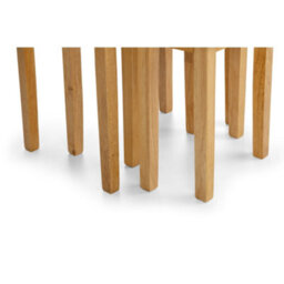 Oakham Inverlochy Nest Of Tables In Light Oak - thumbnail 3