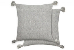 Hartley Cushion Cover In Silver - thumbnail 1