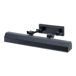 Black Led Picture Light With Adjustable Joints For Art Display - E14 40W Bulbs