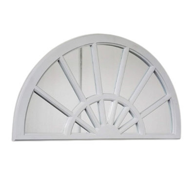 Biznest Half Circle Palladian Arch Window Style Mirror