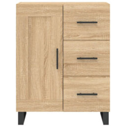 Berkfield Modern Sideboard Sonoma Oak 69.5X34X90 Cm Engineered Wood - thumbnail 5