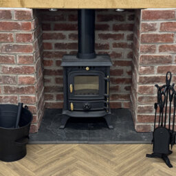 Crytec Ja013S 4.5Kw Defra Aprroved Multi-Fuel Wood Stove Log Burner Cast Iron