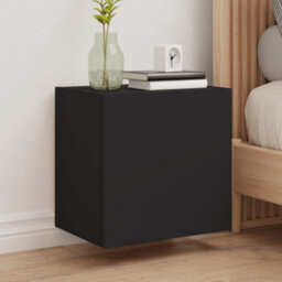 Berkfield Tv Wall Cabinets 2 Pcs Black 40.5X30X40 Cm Engineered Wood - thumbnail 1
