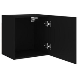Berkfield Tv Wall Cabinets 2 Pcs Black 40.5X30X40 Cm Engineered Wood - thumbnail 7