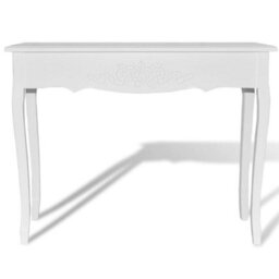 Berkfield Compact Dressing Console Table White - thumbnail 3