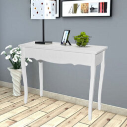 Berkfield Compact Dressing Console Table White - thumbnail 2