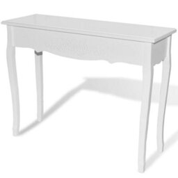 Berkfield Compact Dressing Console Table White