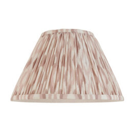 Loops Set Of 2 Handcrafted 30Cm Tapered Cylinder Lamp Shades With Elegant Neutral Fabric Design - thumbnail 5
