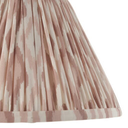 Loops Set Of 2 Handcrafted 30Cm Tapered Cylinder Lamp Shades With Elegant Neutral Fabric Design - thumbnail 3