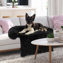 M-Size Plush Calming Dog Couch Bed Dog Sofa Bed - thumbnail 2