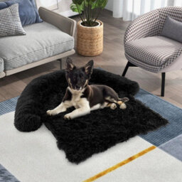 M-Size Plush Calming Dog Couch Bed Dog Sofa Bed - thumbnail 6