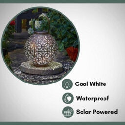 Marco Paul Solar Outdoor Lantern Garden Decor Led Outdoor Light Waterproof Garden Ornament - thumbnail 4
