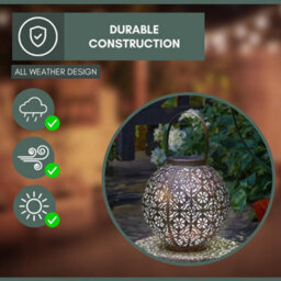 Marco Paul Solar Outdoor Lantern Garden Decor Led Outdoor Light Waterproof Garden Ornament - thumbnail 6