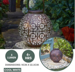 Marco Paul Solar Outdoor Lantern Garden Decor Led Outdoor Light Waterproof Garden Ornament - thumbnail 2