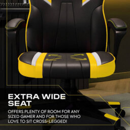 X Rocker Tempest Ergonomic Pc Office Gaming Chair - Yellow - thumbnail 3