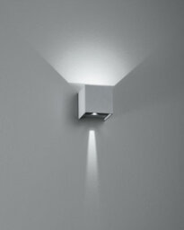 Luminosa Lighting Luminosa Alfa Outdoor Led 2 Light Up Down Light Grey, Ip54 585Lm 4000K 10X10X10Cm - thumbnail 2