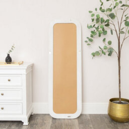 Melody Maison Light Wooden Arched Tall Wall & Leaner Mirror - 142Cm X 47Cm - thumbnail 5