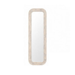 Melody Maison Light Wooden Arched Tall Wall & Leaner Mirror - 142Cm X 47Cm - thumbnail 7