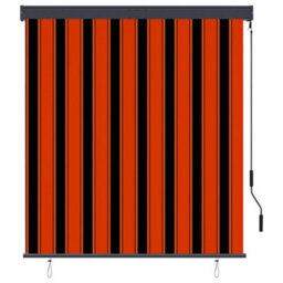 Berkfield Harmful Outdoor Roller Blind 140X250 Cm Orange And Brown