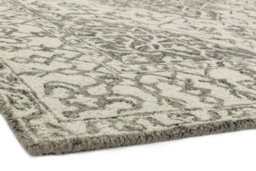 Grey Handmade Luxurious Traditional Rug For Living Room And Bedroom-160Cm X 230Cm - thumbnail 4