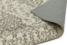 Grey Handmade Luxurious Traditional Rug For Living Room And Bedroom-160Cm X 230Cm - thumbnail 5