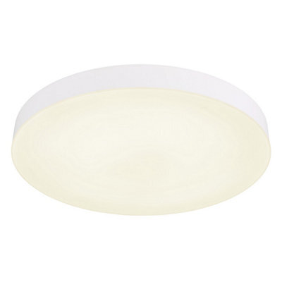 Luminosa Lighting Luminosa Matthew 40Cm Round Flush Ceiling Light White Matt Led 3000-6500K - image 1