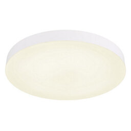 Luminosa Lighting Luminosa Matthew 40Cm Round Flush Ceiling Light White Matt Led 3000-6500K