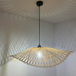 CGC Lighting Cgc Tulul Extra Large 80 Cm Hand Made Bamboo Easy Fit Lampshade - thumbnail 1