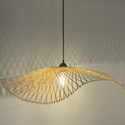 CGC Lighting Cgc Tulul Extra Large 80 Cm Hand Made Bamboo Easy Fit Lampshade - thumbnail 2