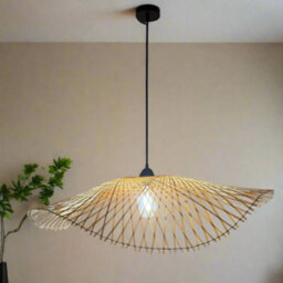 CGC Lighting Cgc Tulul Extra Large 80 Cm Hand Made Bamboo Easy Fit Lampshade - thumbnail 3