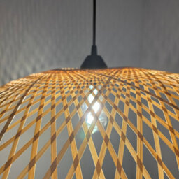 CGC Lighting Cgc Tulul Extra Large 80 Cm Hand Made Bamboo Easy Fit Lampshade - thumbnail 5